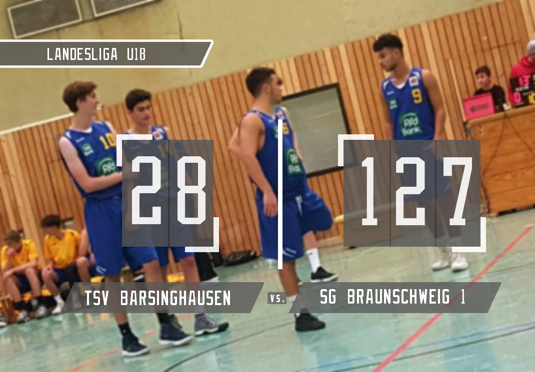 Die U18-1 gewinnt beim TSV Barsinghausen
