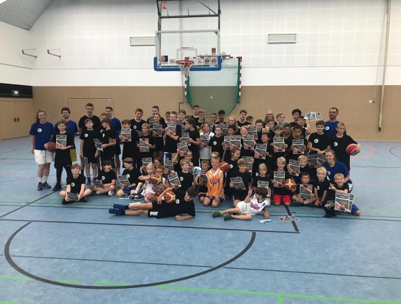 Gelungenes Basketballcamp in den Sommerferien