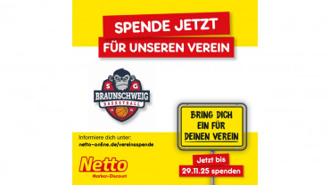 Unterstützt uns bei der Netto-Vereinsspende