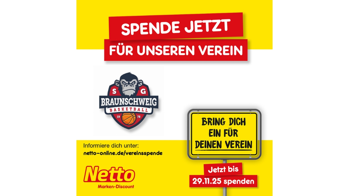 Unterstützt uns bei der Netto-Vereinsspende