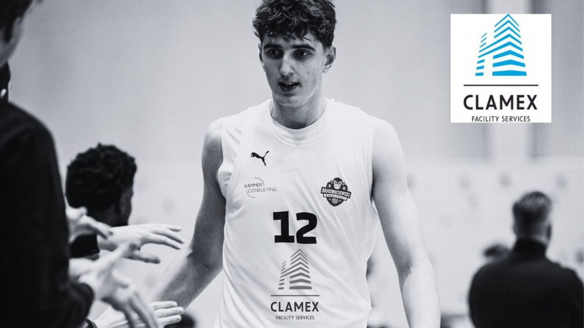 Neue Partnerschaft im Basketball: Clamex Facility Services GmbH ist neuer Trikotsponsor der SG Braunschweig